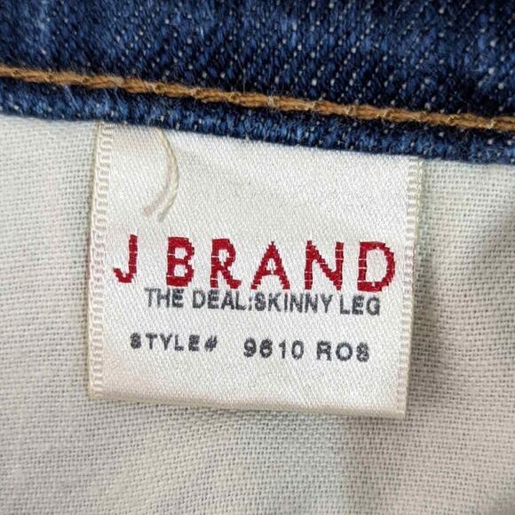 J Brand Jeans The Deal Skinny Leg Zipper Ankle Women's Size 30 - Picture 7 of 10